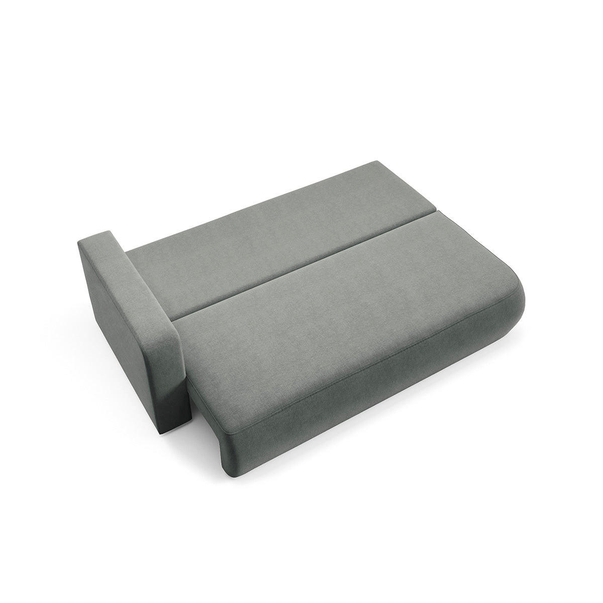 SOFA Antonio 3 Sitzplätze Grau - Grau, Holz (228/82/106cm) - Petits-meubles