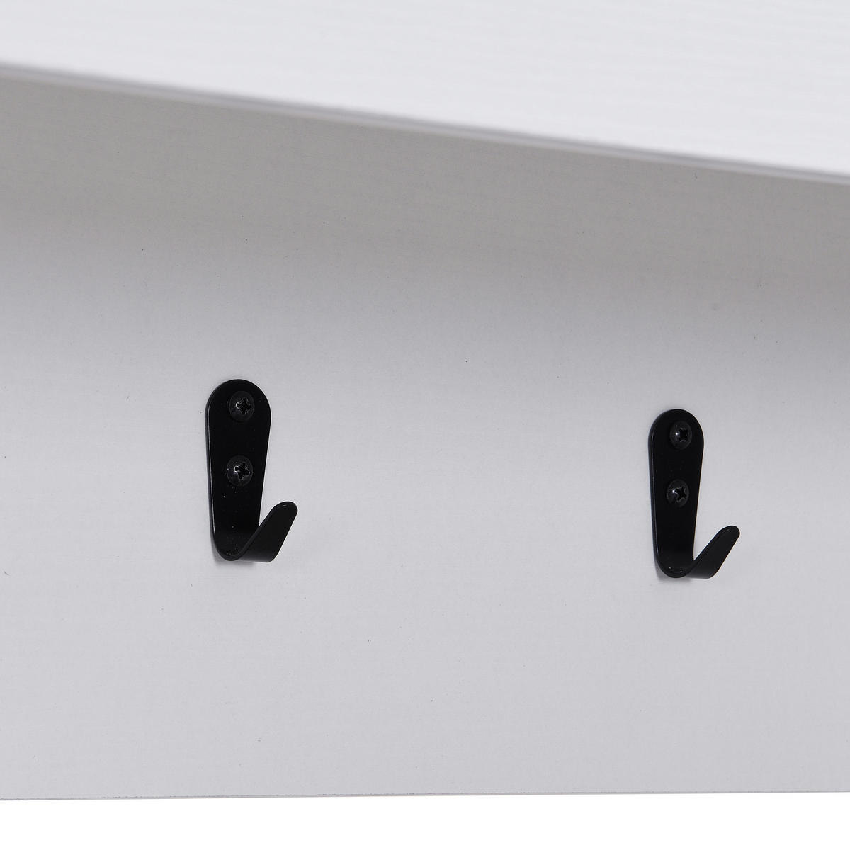 GESCHIRRSCHRANK aus MDF 94,5x30x175,5 cm in Weiß mit Vitrinentüren - Weiß, Holzwerkstoff (94.5/175.5/30cm) - Modfu