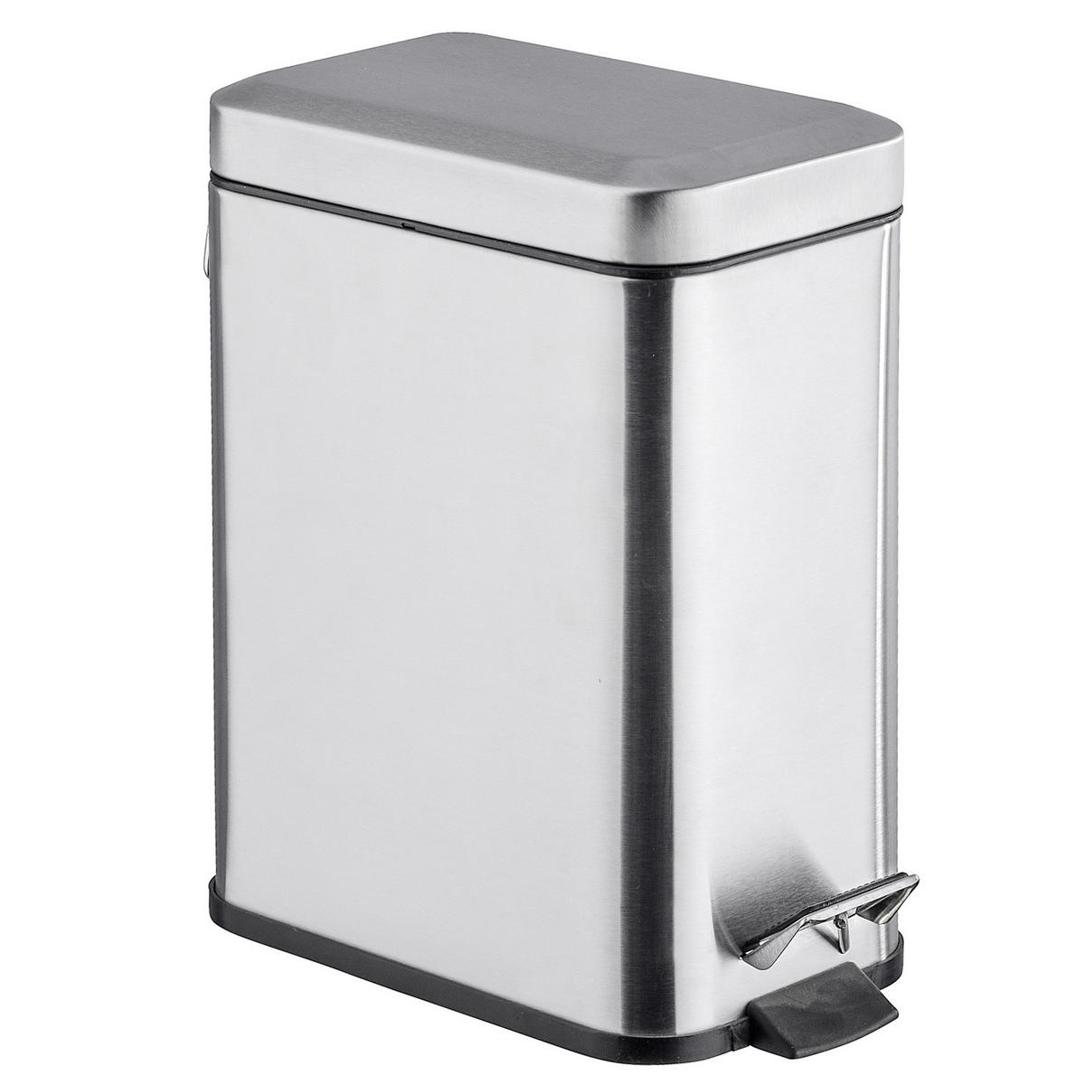 KOSMETIKEIMER rechteckig 5 l - Silberfarben, Metall (14/29.5/28cm)