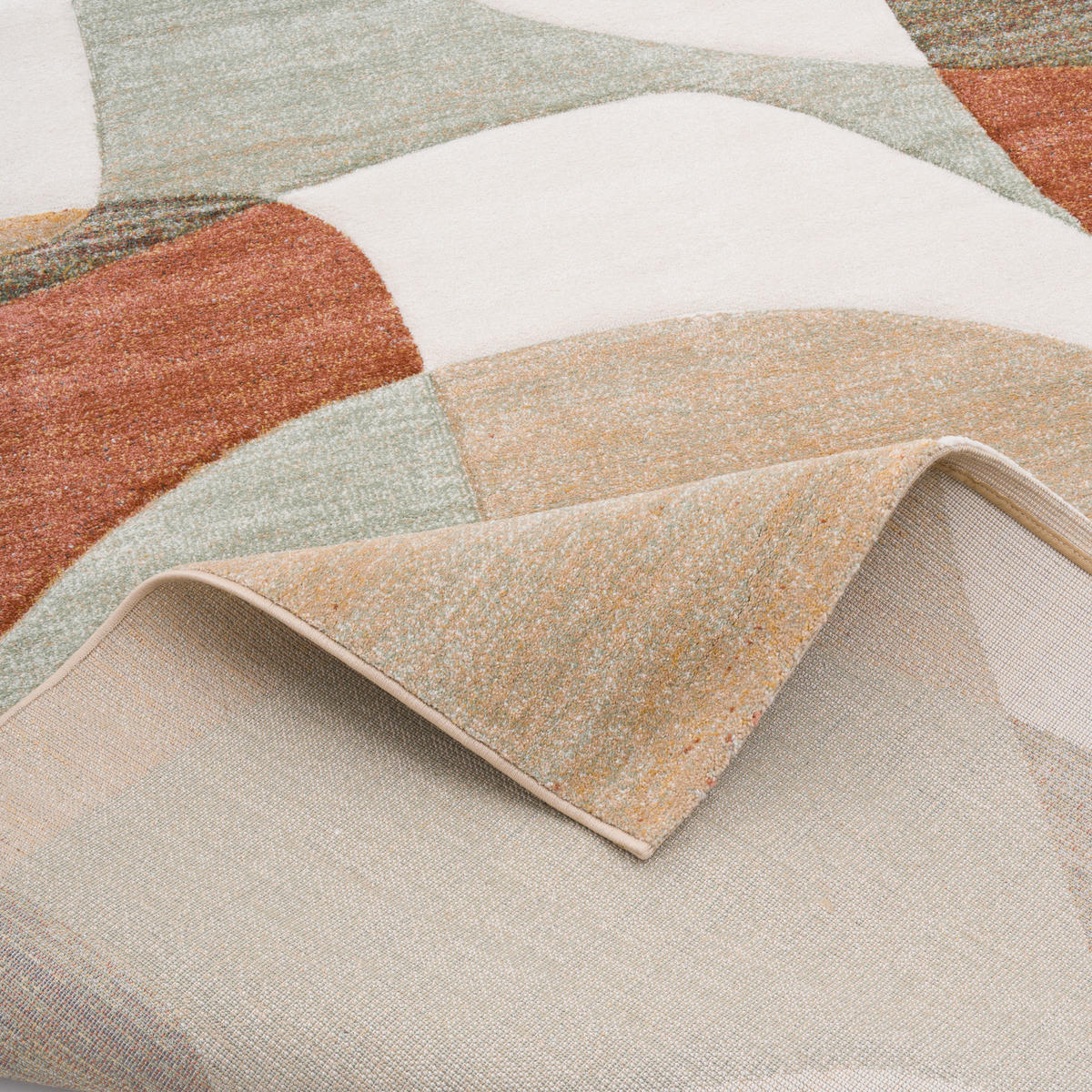 DESIGNER TEPPICH MAUI MODERN - Grün, Textil (140/200cm) - Pergamon