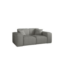 SOFA Celes Premium 2-sitzer Stoff Scala - Grau, Holzwerkstoff/Textil (186/73/88cm) - Fun Möbel