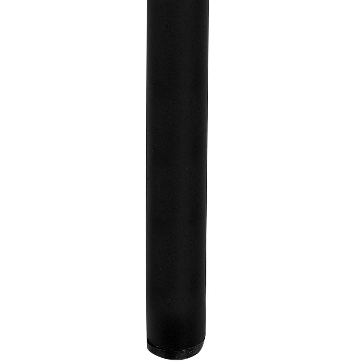 ÉTKEZŐSZÉK 2 darabos Szett Buklé törtfehér Mina - fekete/krém, textil (48/75/52cm) - Beliani