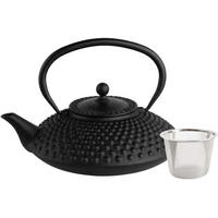 TEEKANNE Arare mit Edelstahlfilter - Gusseisen Schwarz - 1.2 Liter - Schwarz, Keramik (1.2L) - Cookinglife