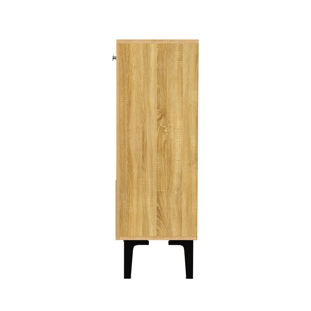 SCHUHSCHRANK aus Spanplatte 90x32x94cm in Naturfarben - Naturfarben, Holzwerkstoff (90/94/32cm) - Modfu