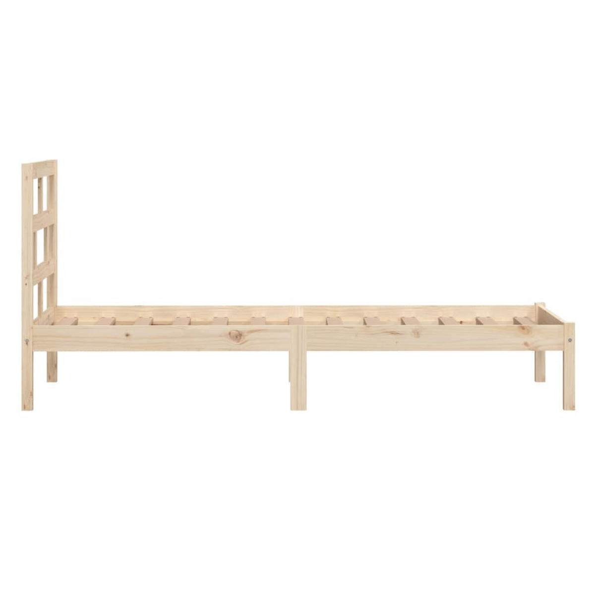 BETT Keating 100/195.5 cm - Braun, Holz (100/190cm) - Nettlife