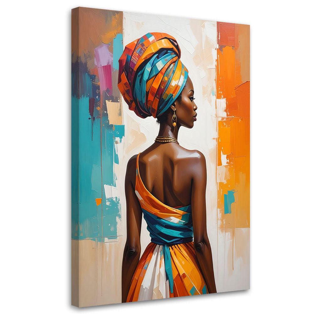 LEINWANDBILD Menschen & Charaktere 80x120cm - Multicolor, Textil (80/120cm) - Feeby