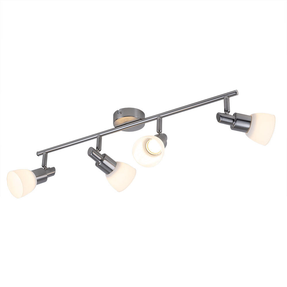 LED DECKENLEUCHTE EVE Silber matt - Silberfarben, Glas (72/71/20cm) - Wofi