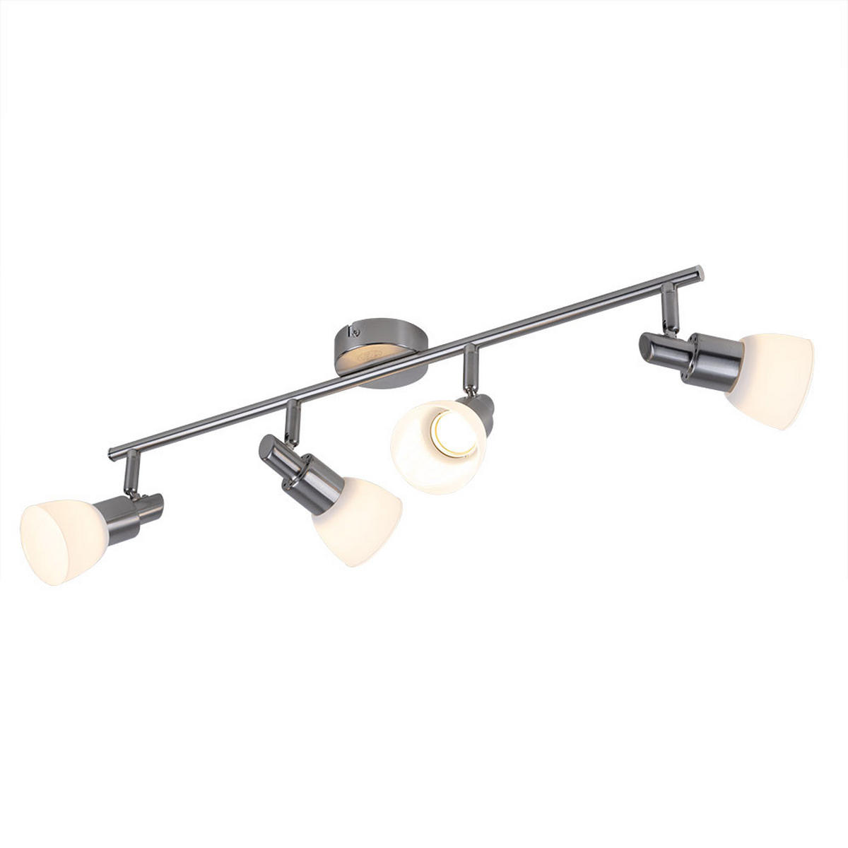 LED DECKENLEUCHTE EVE Silber matt - Silberfarben, Glas (72/71/20cm) - Wofi