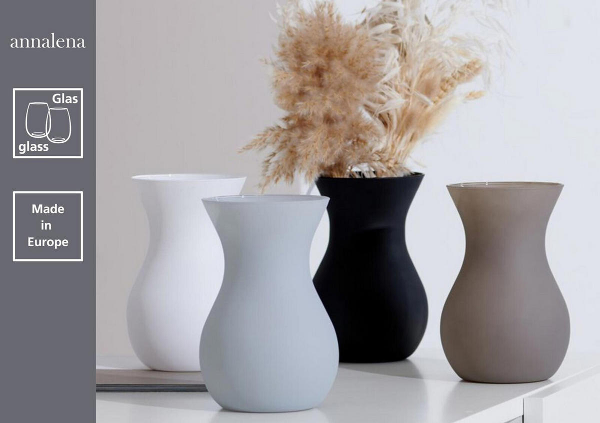 VASEN-SET Annalena Braun 2er Set - Braun, Glas (1cm) - Ritzenhoff Breker