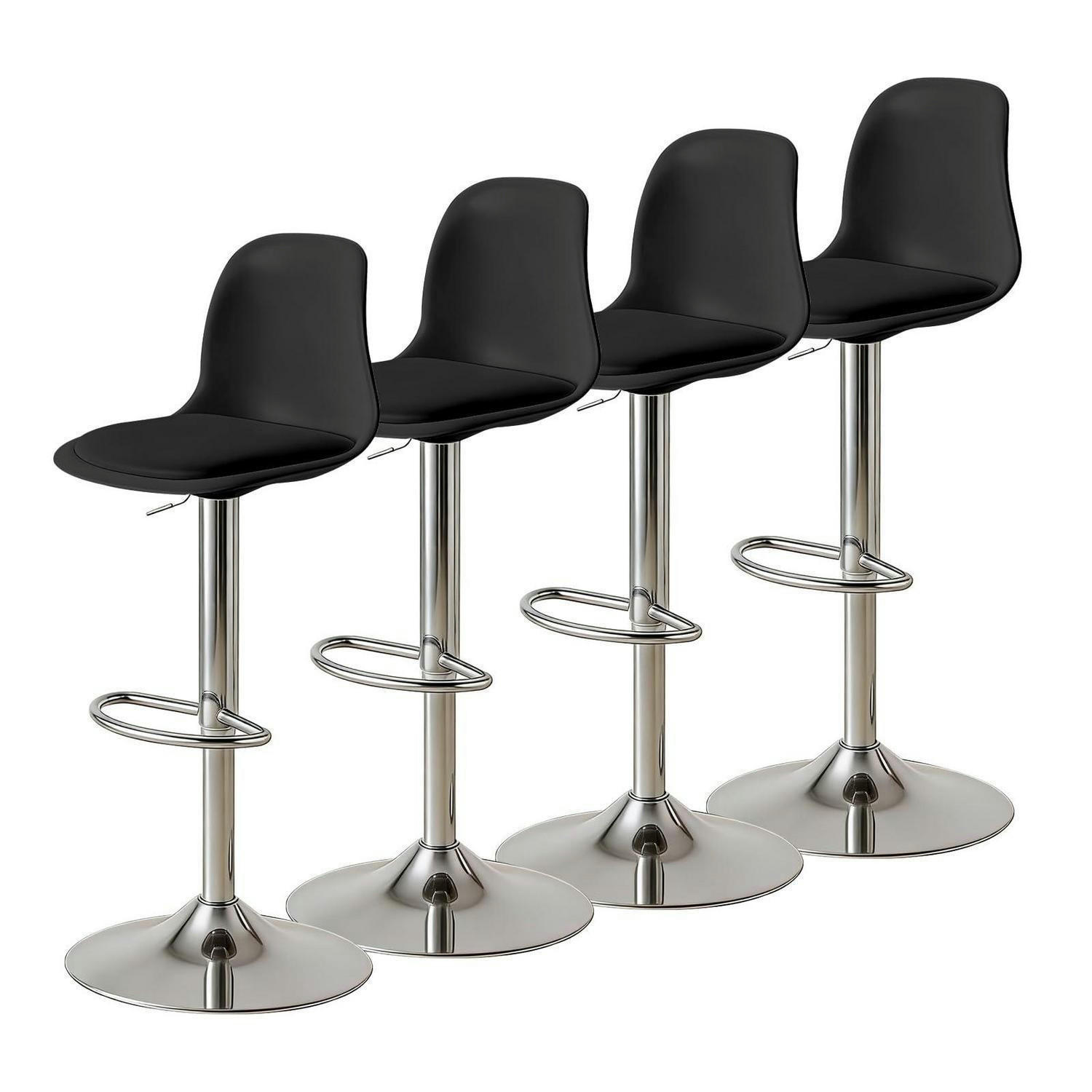 XXXLutz Barhocker Schwarz 45x104.4x38.5 cm