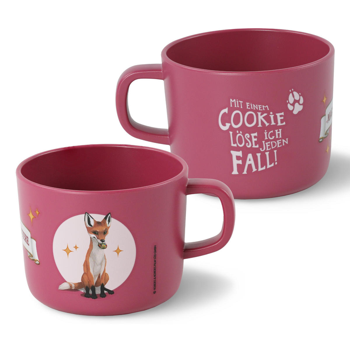 KINDER-TASSE Set 4-teilig - Rot, Kunststoff (0.25L) - Stoneline
