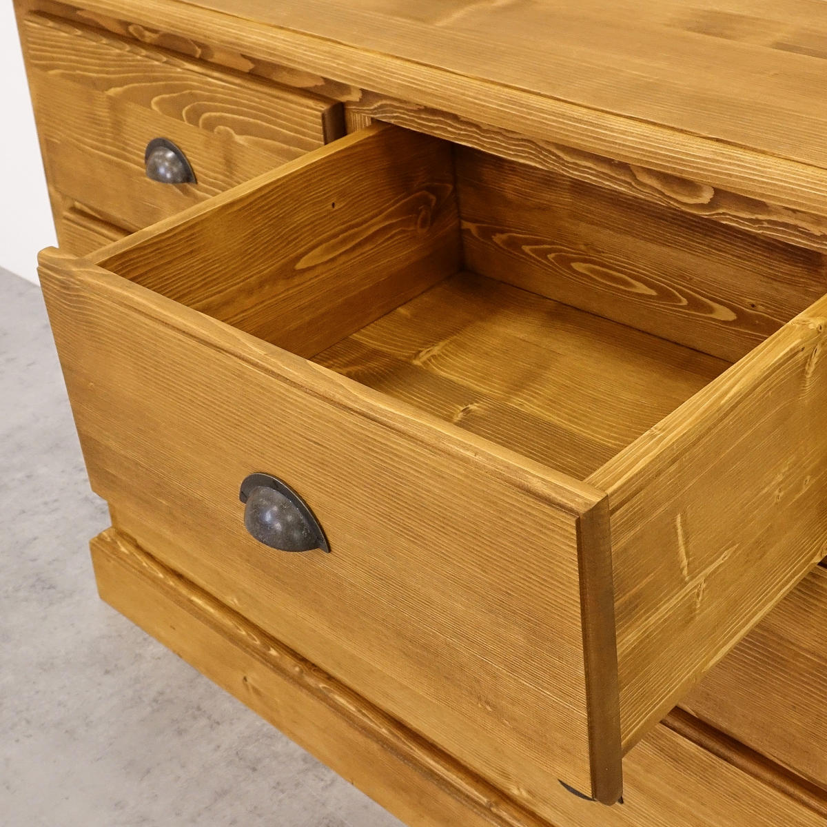 KOMMODE aus Massivholz CHARLOTTE 1 - Hellbraun, Holz (120/90/48cm) - Seart