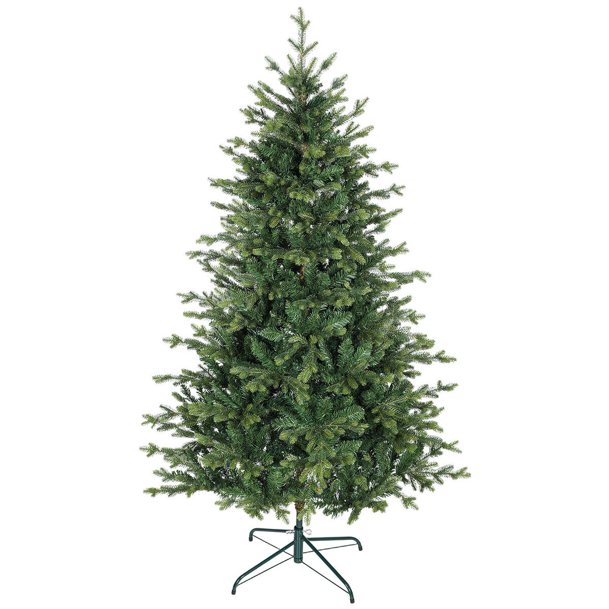 WEIHNACHTSBAUM künstlich 180 cm Christbaum mit dichten Zweigen Grün - Grün, Kunststoff (180cm) - HOMCOM