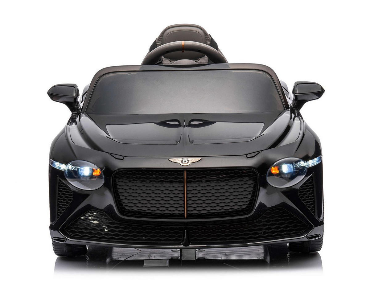 ELEKTROAUTO Bently schwarz Bacalar EVA-Reifen Gurt, MP3, USB, 2 Motoren - Schwarz, Kunststoff (108/65/45cm) - Kikka boo