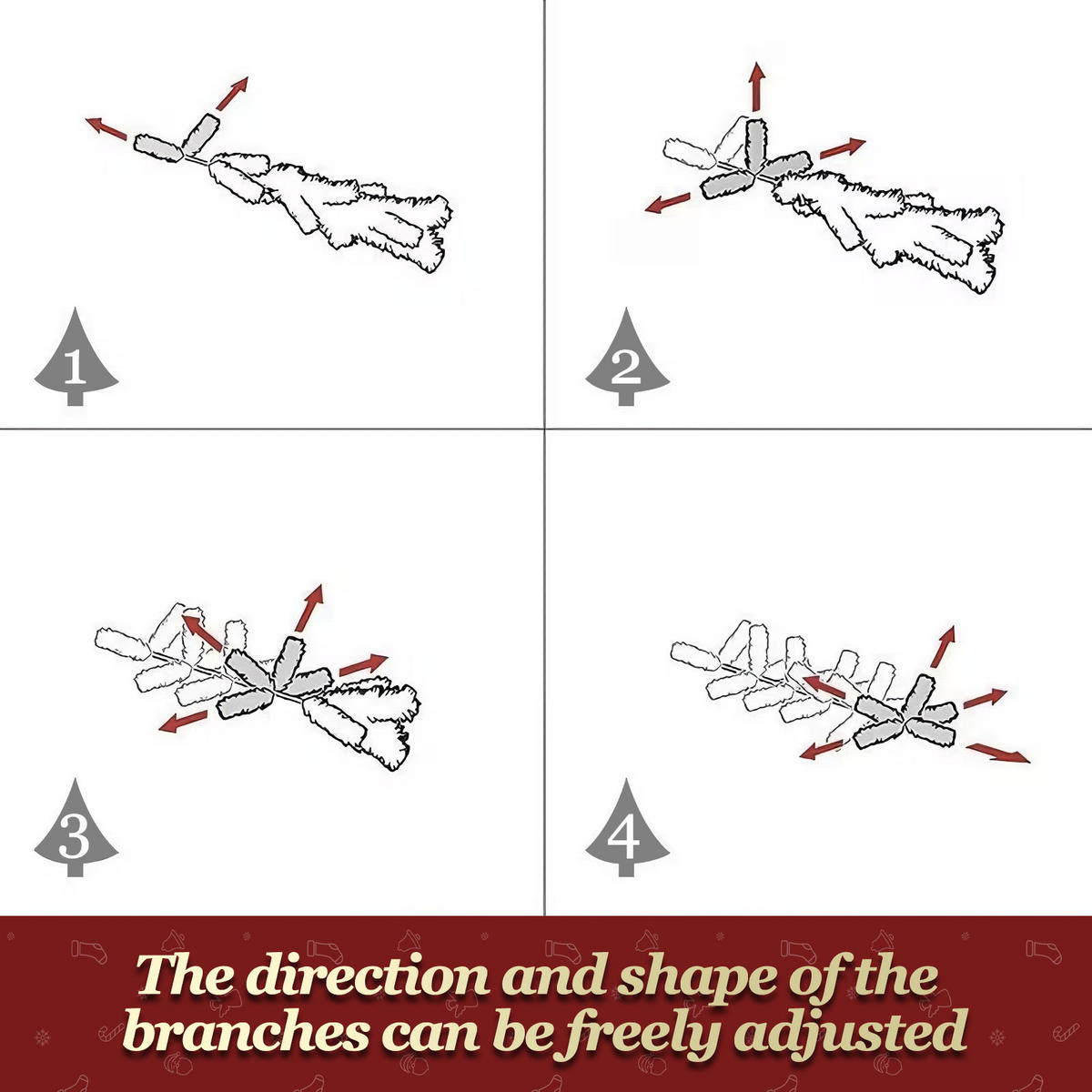 WEIHNACHTSBAUM Cannon Ⅲ 100/100/210 cm - Grün, Kunststoff (210cm) - Nettlife
