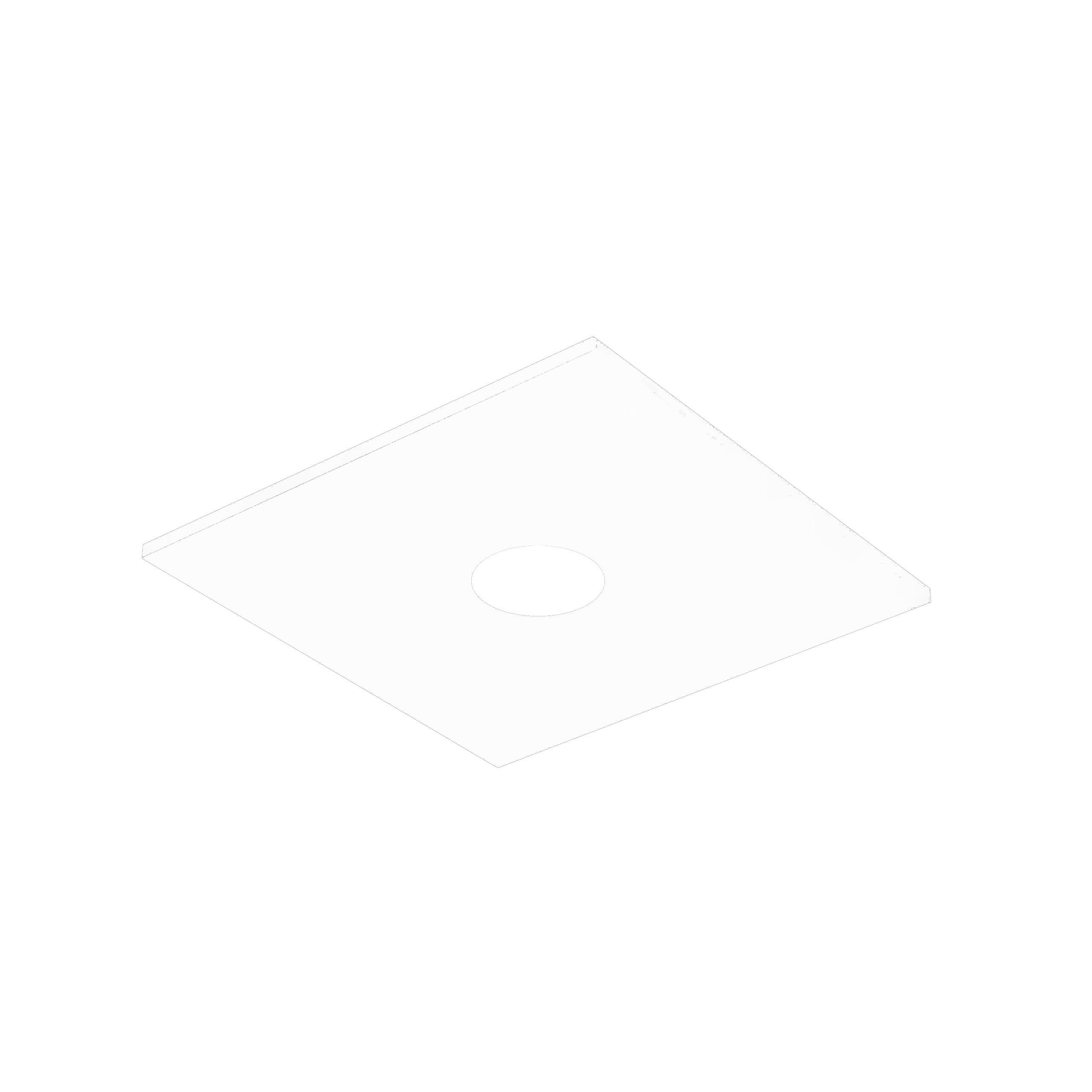 DECKENLEUCHTE - Weiß Hochglanz, Metall (15/15/4cm) - Lumicom