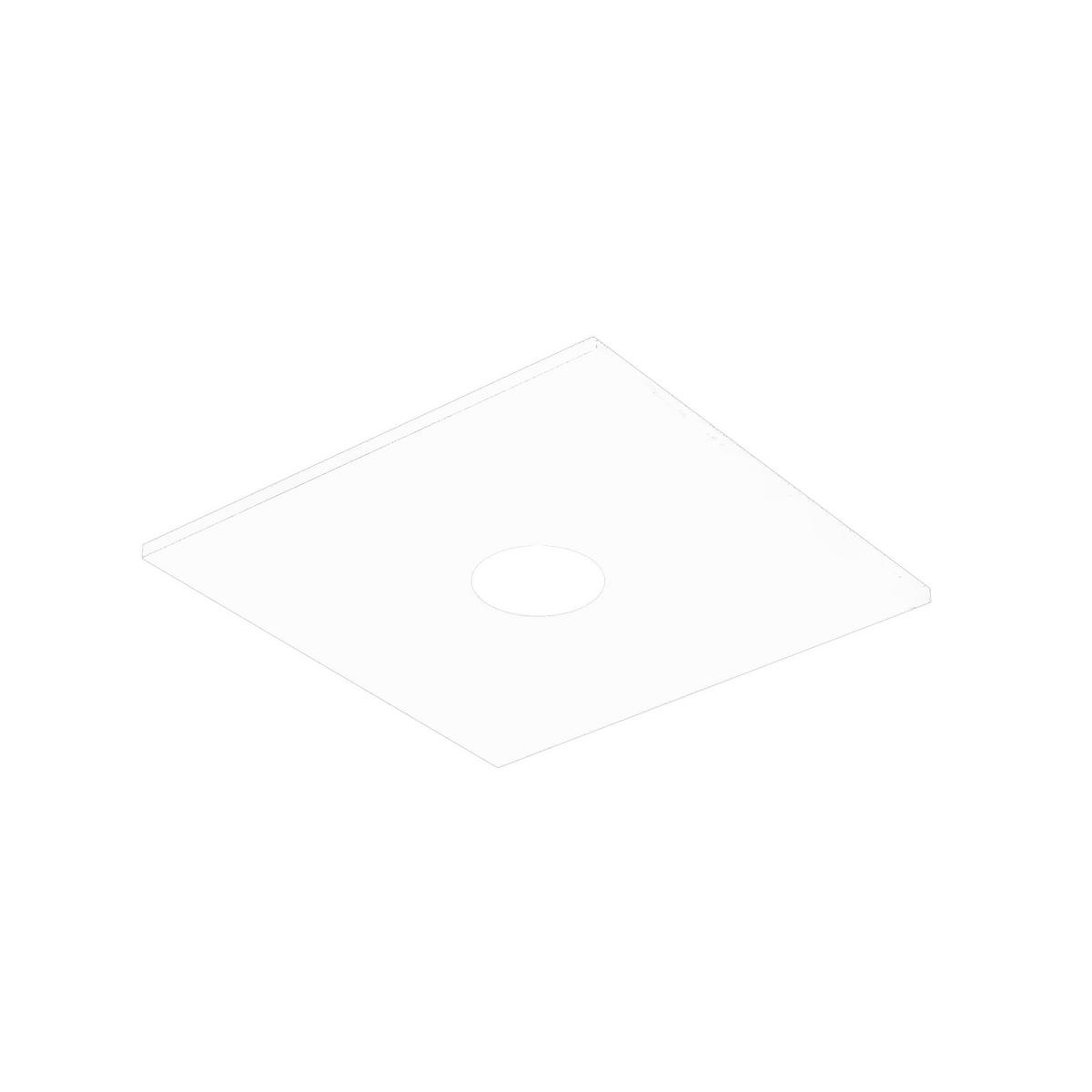 DECKENLEUCHTE - Weiß Hochglanz, Metall (15/15/4cm) - Lumicom