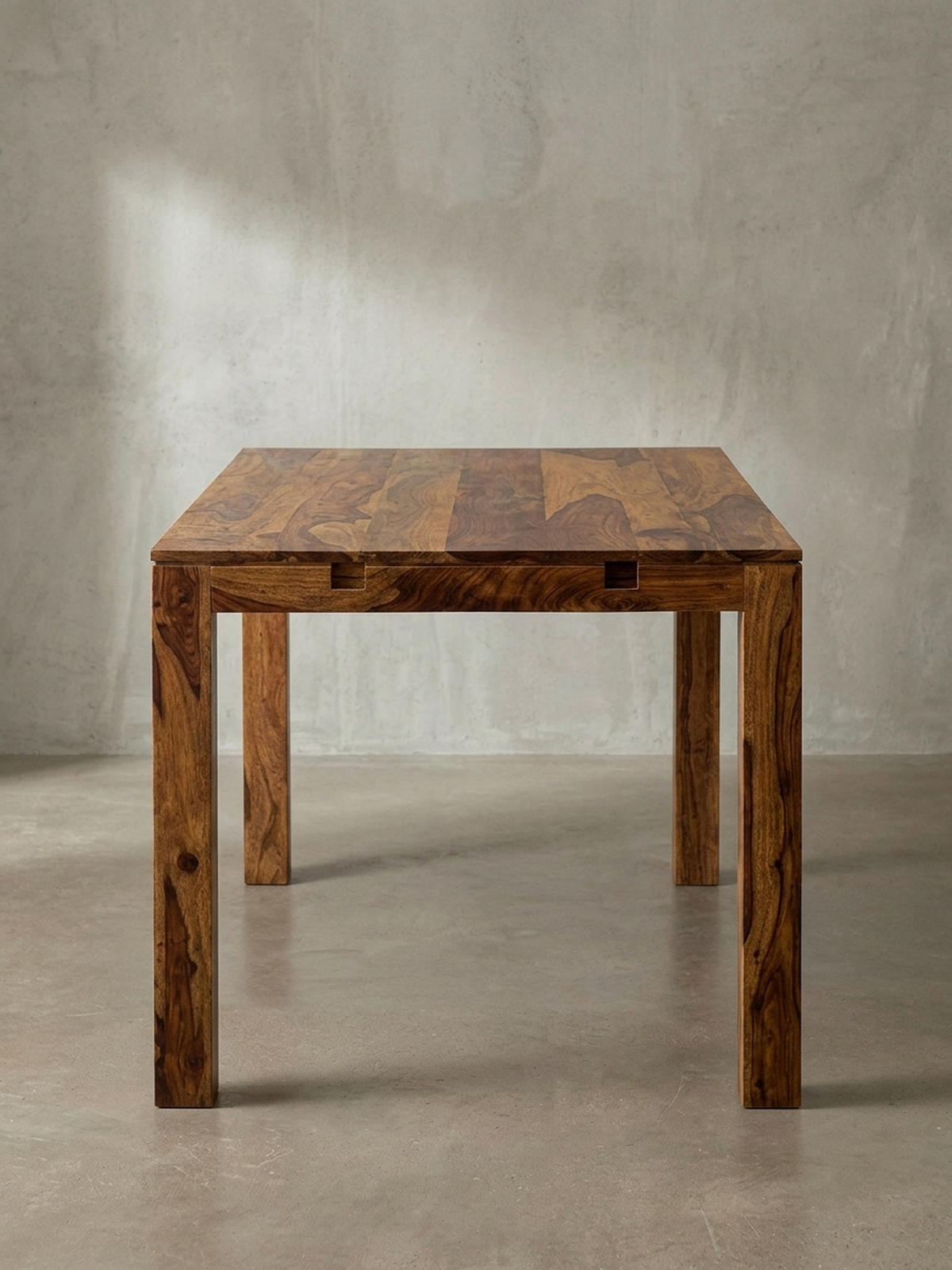 ESSZIMMERTISCH – Massivholz Braun 120–200 cm rechteckig verlängerbar - Braun, Holz (80/120/76cm) - KADIMA DESIGN