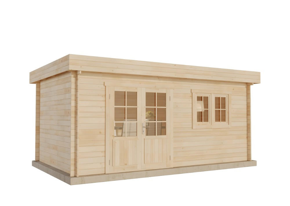 Alpholz Gartenhaus Natur 520x228x320 cm