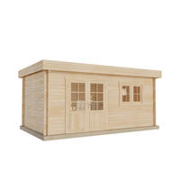 GARTENHAUS Holz Spree Compact - Naturfarben, Holz (520/228/320cm) - Alpholz