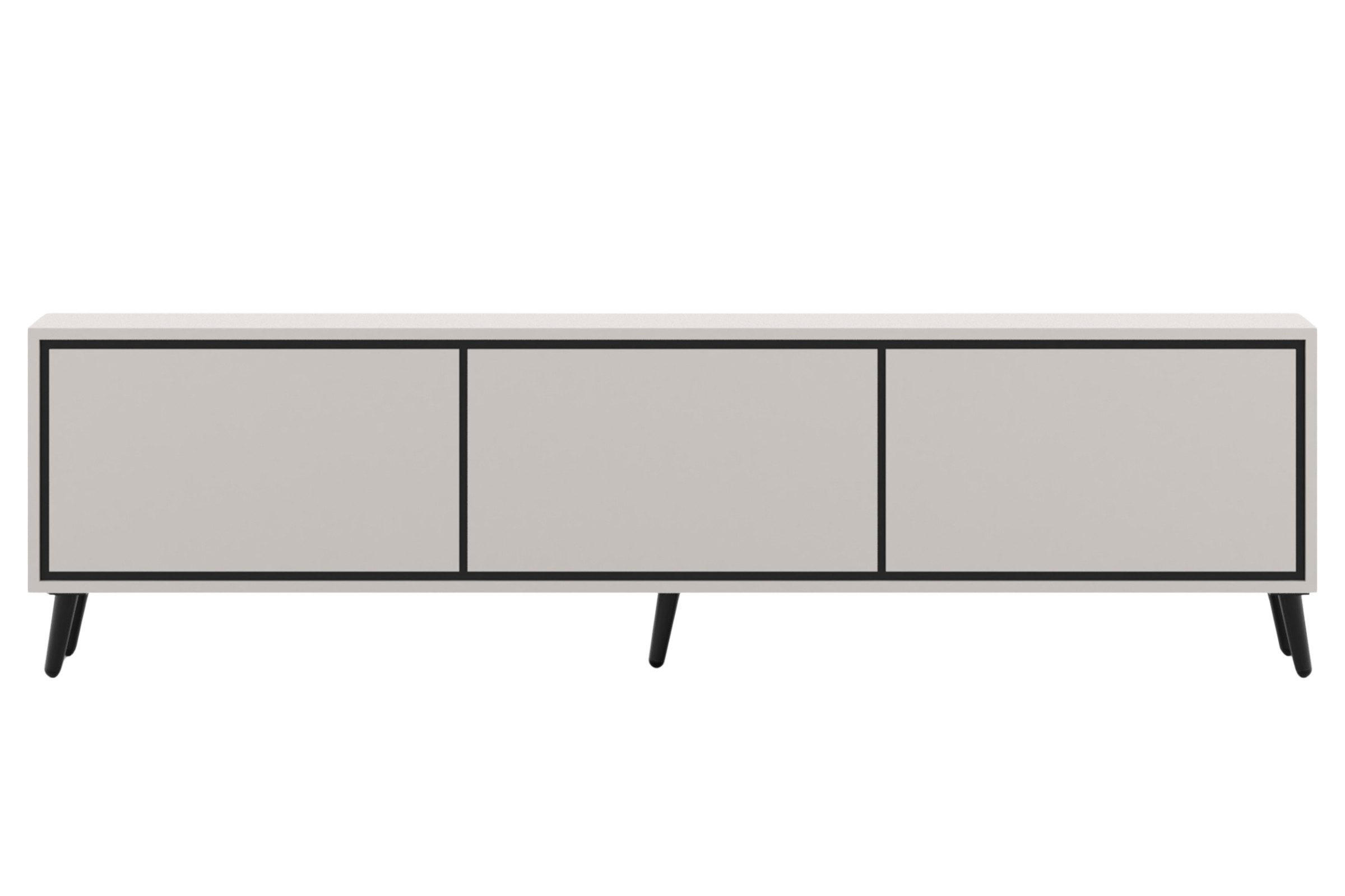 TV-LOWBOARD FRESSO 180/55/40 cm in Kaschmir - Kaschmir, Holzwerkstoff (180/55/40cm) - Deine Möbel 24