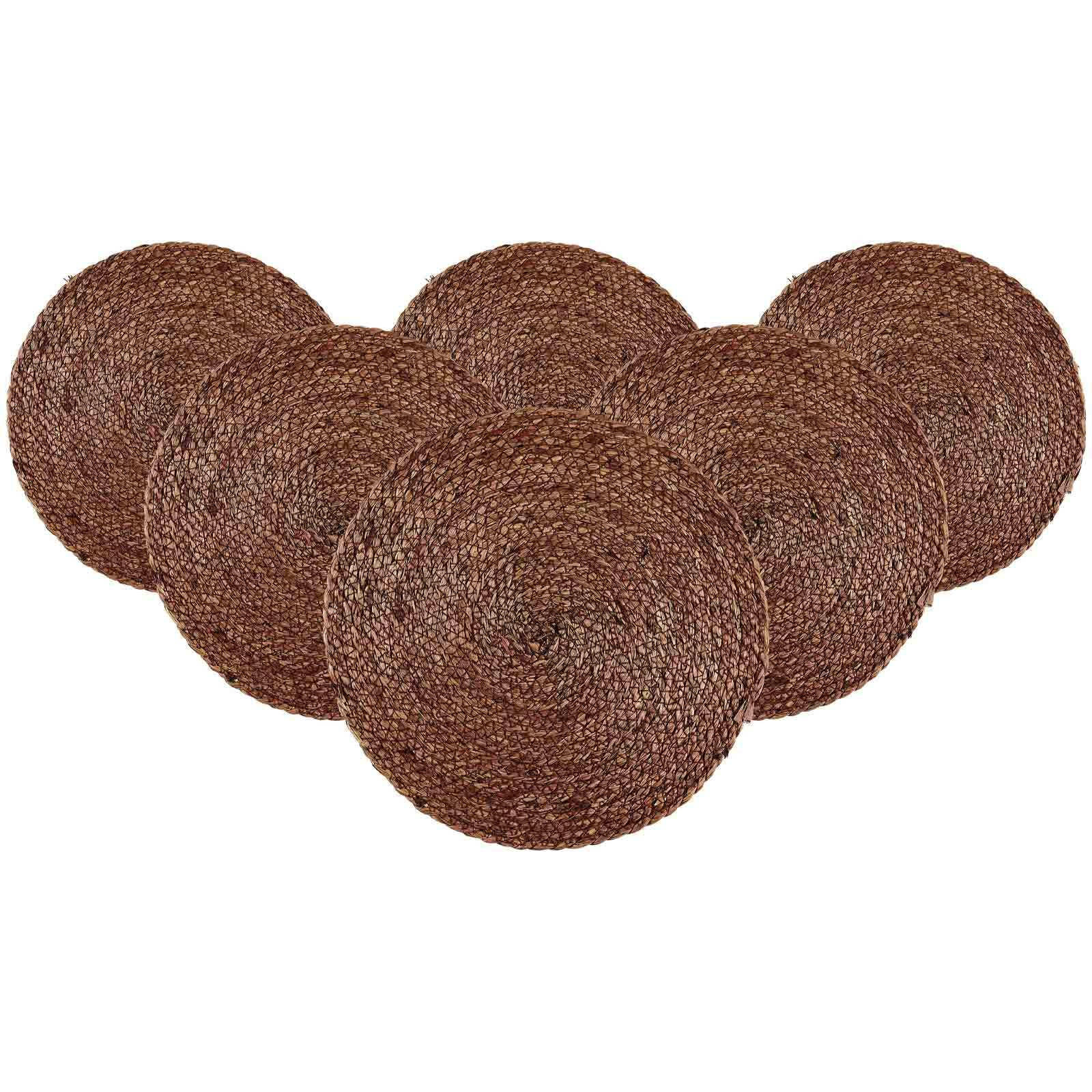 PLATZMATTEN Sorella dunkelbraun ø 35 cm - Dunkelbraun, Naturmaterialien (35cm) - Ritzenhoff Breker