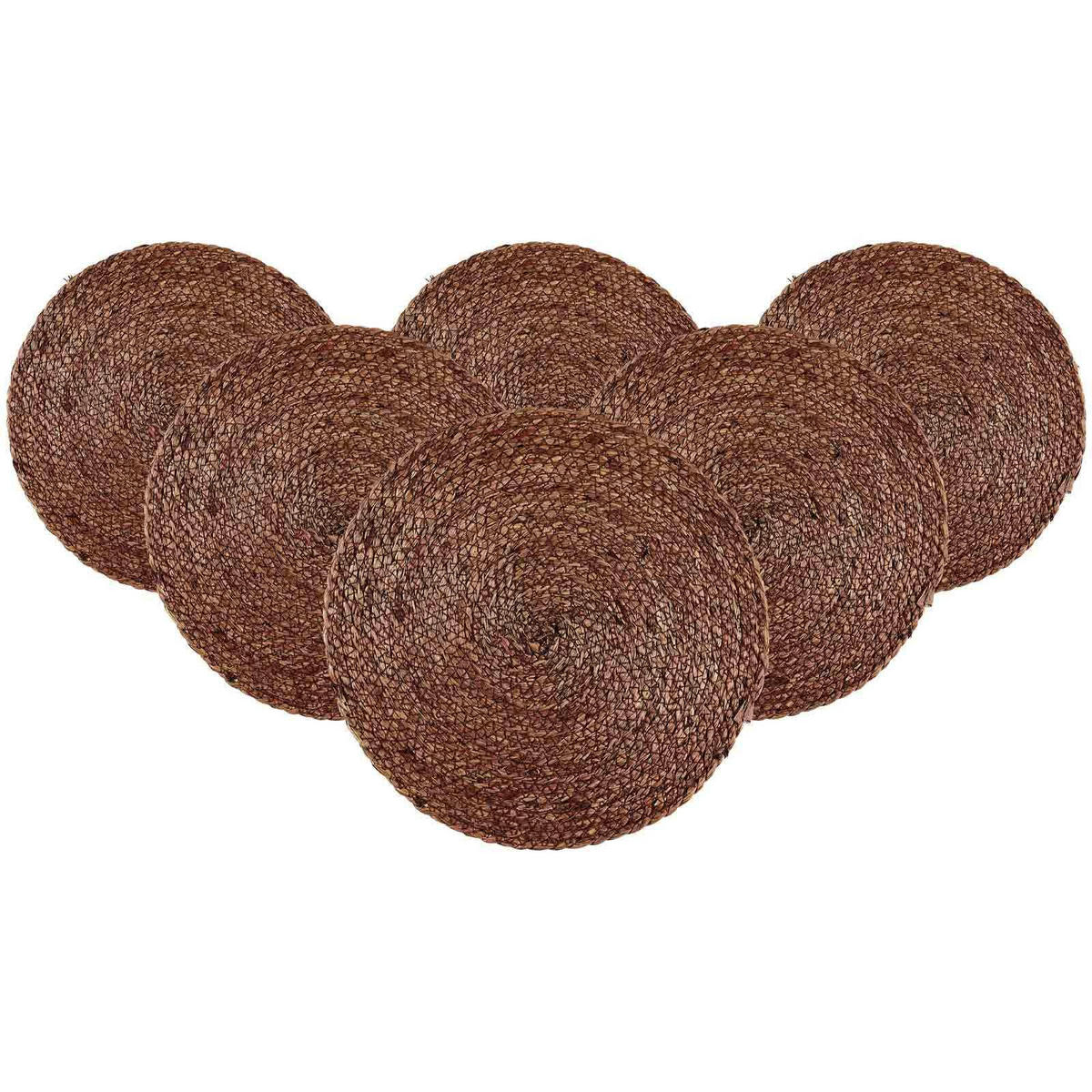 PLATZMATTEN Sorella dunkelbraun ø 35 cm - Dunkelbraun, Naturmaterialien (35cm) - Ritzenhoff Breker