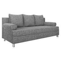 SCHLAFSOFA Dover - Chromfarben/Hellgrau, Holz/Kunststoff (192/86/80cm) - MIRJAN24