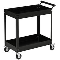 WERKSTATTWAGEN DE-18484 Schwarz - Schwarz, Metall (38/84/84.5cm) - ComfortXL