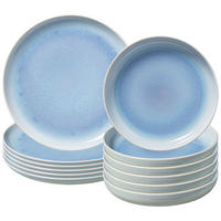 TAFELSERVICE Crafted Blueberry 12er Set - Türkis, Keramik (1/1/1cm) - like.Villeroy & Boch