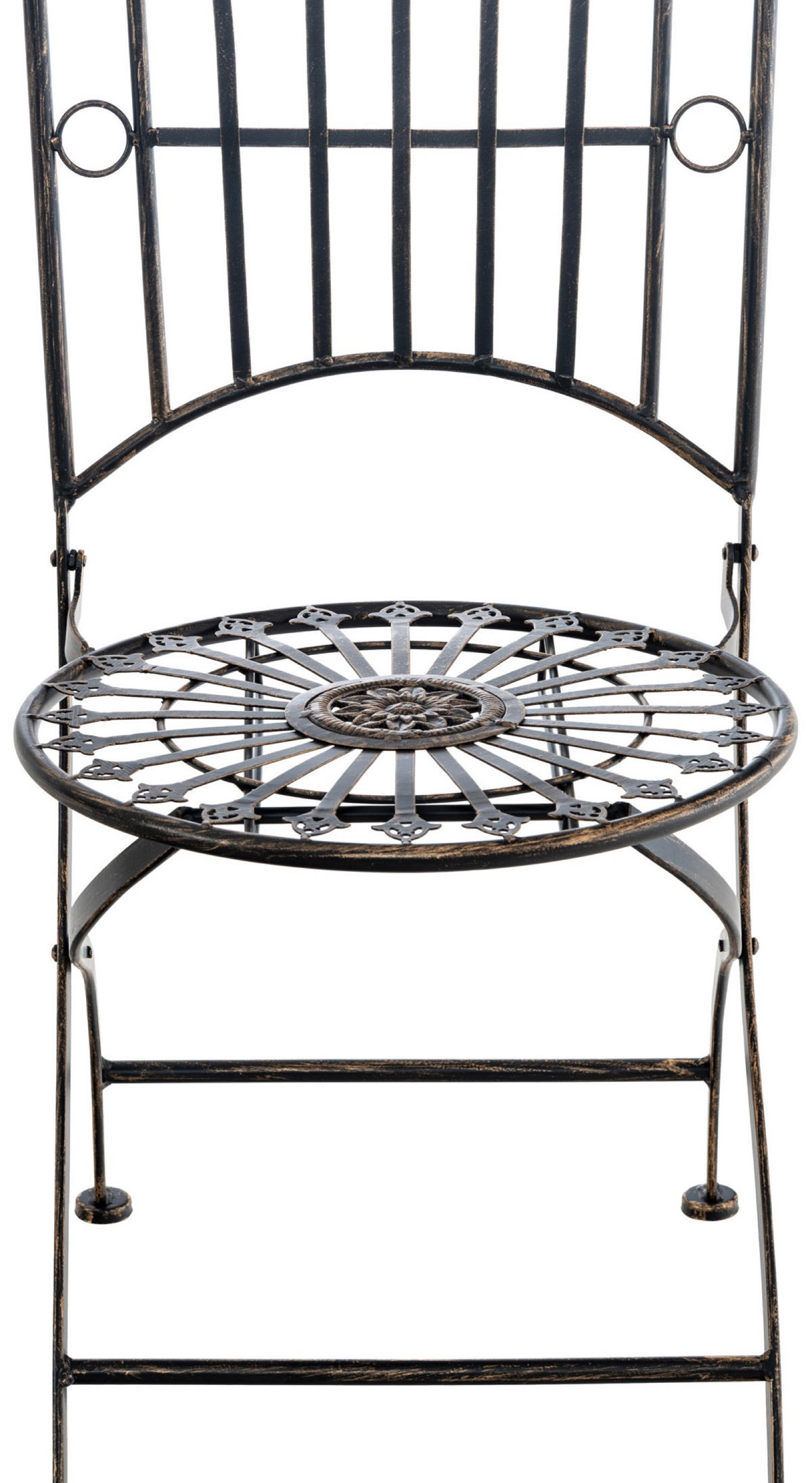GARTENSTUHL Sahdo bronze - Braun, Metall (39/53/94cm) - TPFGarden