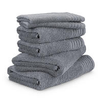 HANDTUCHSET NEW CLASSIC 6-TLG - Grau, Textil (50/100cm) - MÖVE