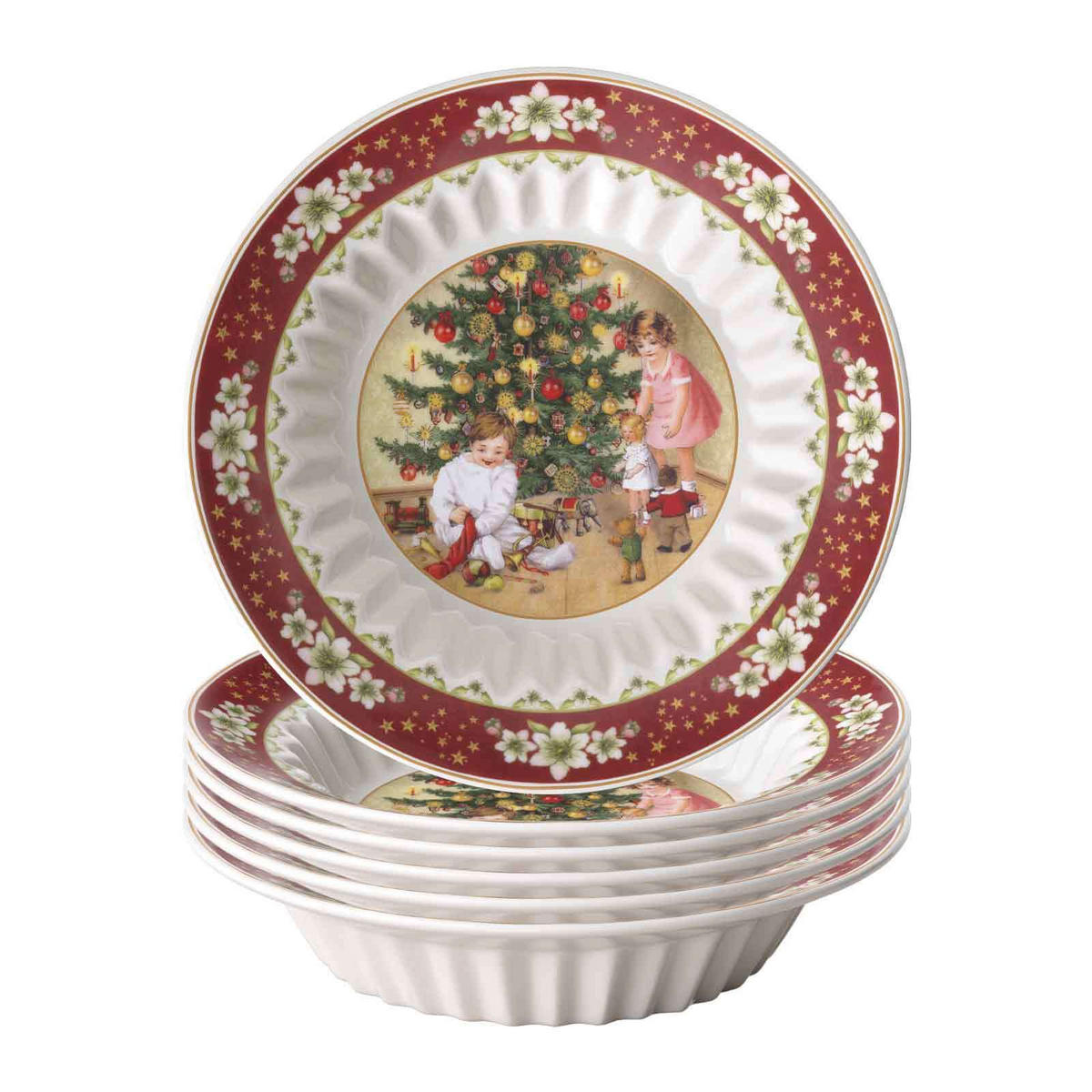 SCHALEN "SPIELENDE KINDER" Toy's Fantasy bunt ø 16,8 cm 6er Set - Multicolor, Keramik (16.8cm) - Villeroy & Boch