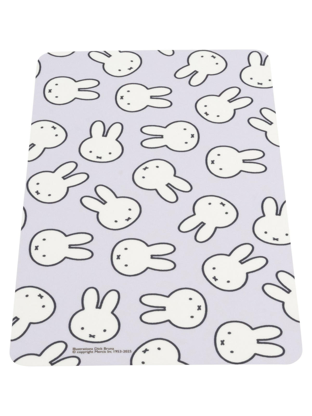 BRETTCHEN Miffy Hase Allover Blau 14,5 x 23,5 cm - Blau, Kunststoff (14.5/23.5cm) - United Labels