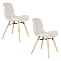 ESSZIMMERSTUHL Lester Beige - 2 er Set - Beige, Kunststoff (55.5/81/51cm) - Housecraft Living