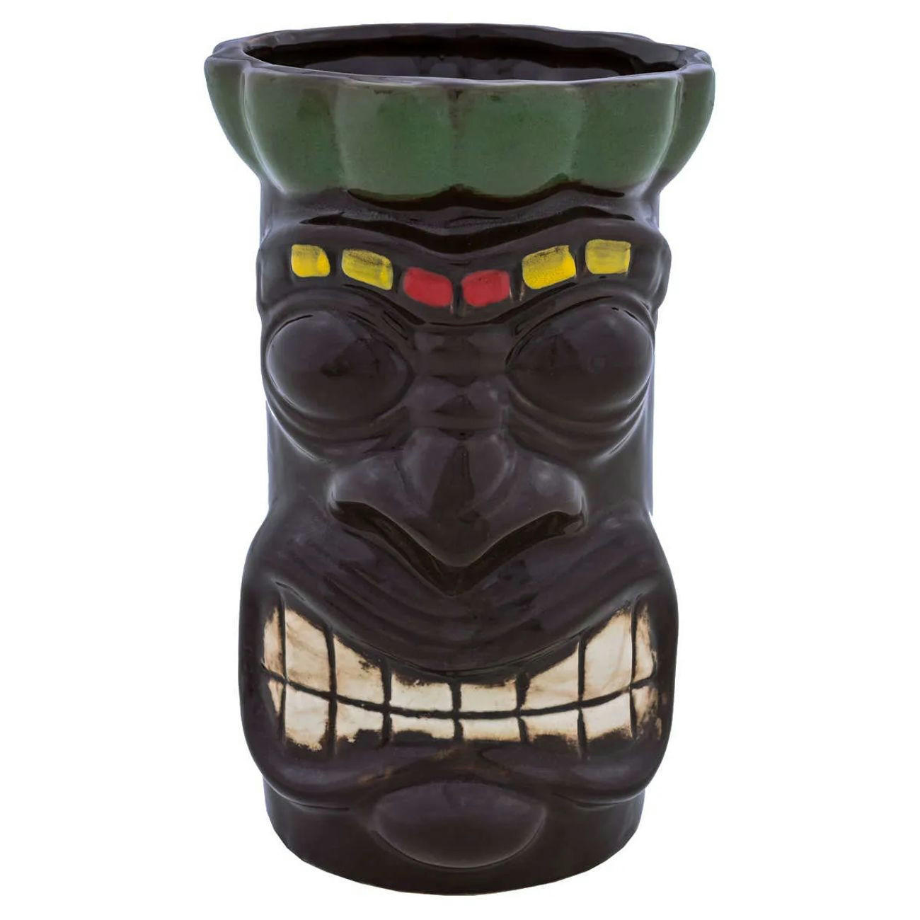 BARAUSSTATTUNG Tiki Becher El Guapo, Keramik, 720 ml - Braun, Keramik (0.72L) - ich-zapfe