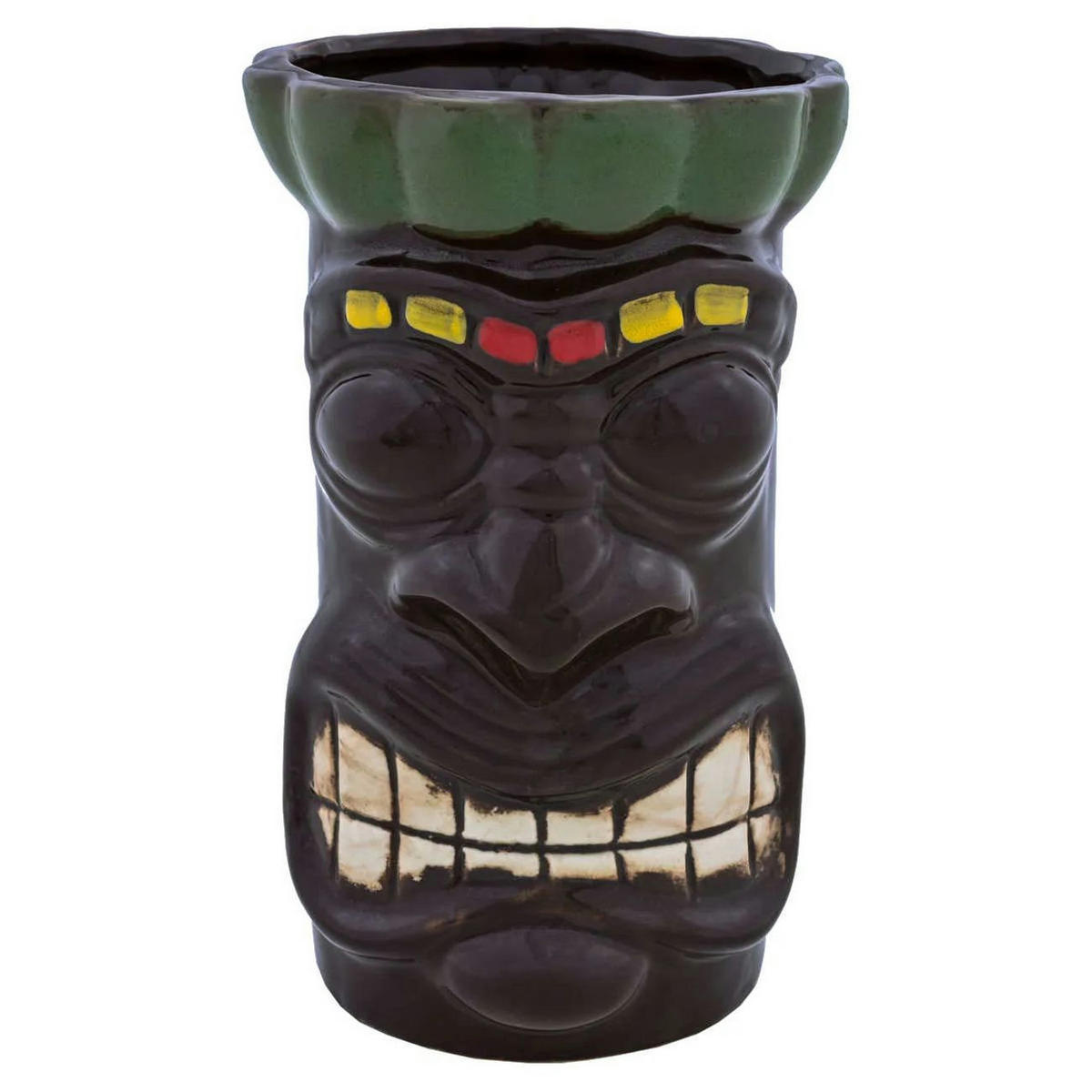 BARAUSSTATTUNG Tiki Becher El Guapo, Keramik, 720 ml - Braun, Keramik (0.72L) - ich-zapfe