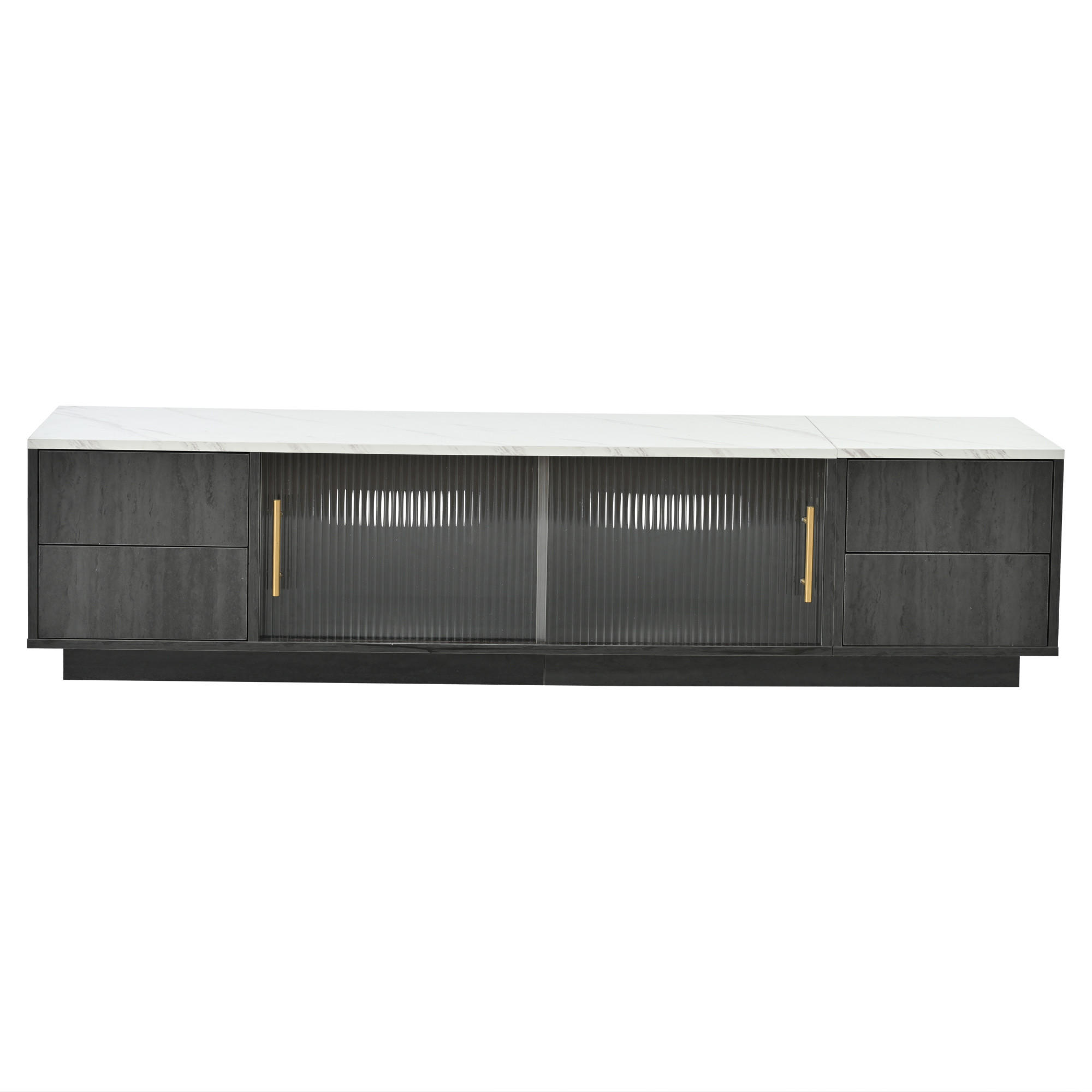 LOWBOARD Grau 160/40/38.5 cm - Grau, Holzwerkstoff (160/38.5/40cm) - PANGIVO