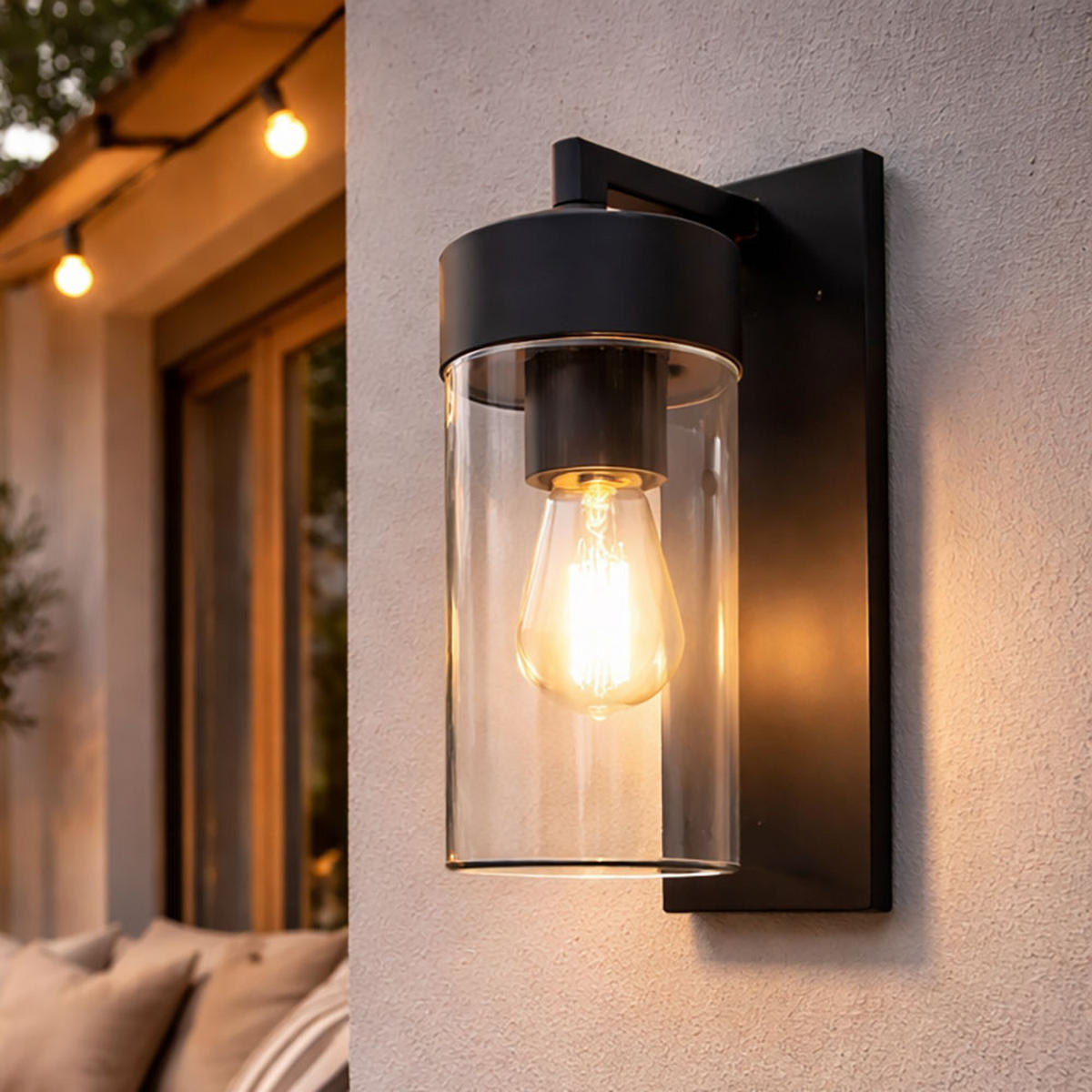 LED WANDLEUCHTE Aluminium Anthrazit - Anthrazit, Metall (13.8/8.9/25cm) - Globo Lighting