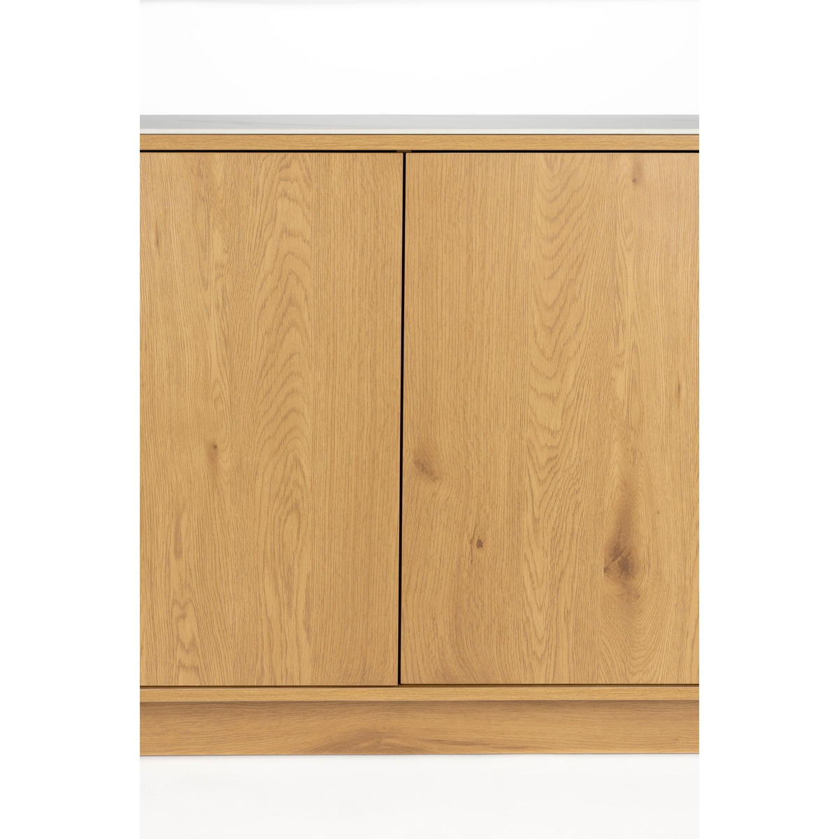SIDEBOARD Almira Hoch 180 cm / Marmoroptik Natural - Naturfarben, Holzwerkstoff (180/75/40cm) - Housecraft Living