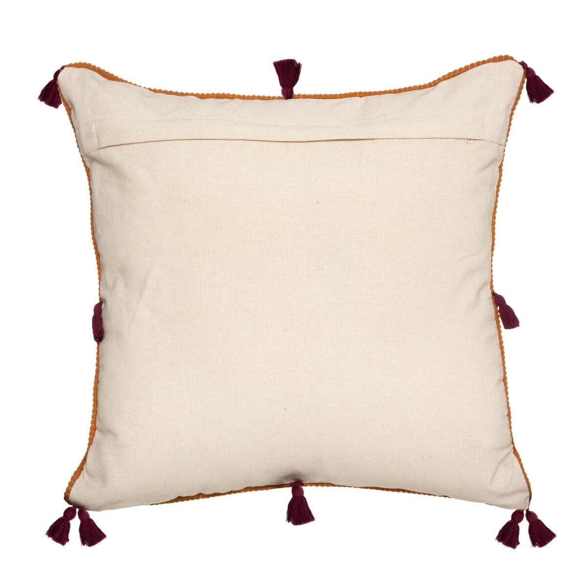 ZIERKISSEN Nam 50/50 cm - Beige, Naturmaterialien (10/50cm) - Atmosphera Createur d´interieur