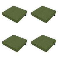 SITZKISSEN Moos 40/40 cm 4er-Set - Dunkelgrün, Textil (40/7/40cm) - Madison