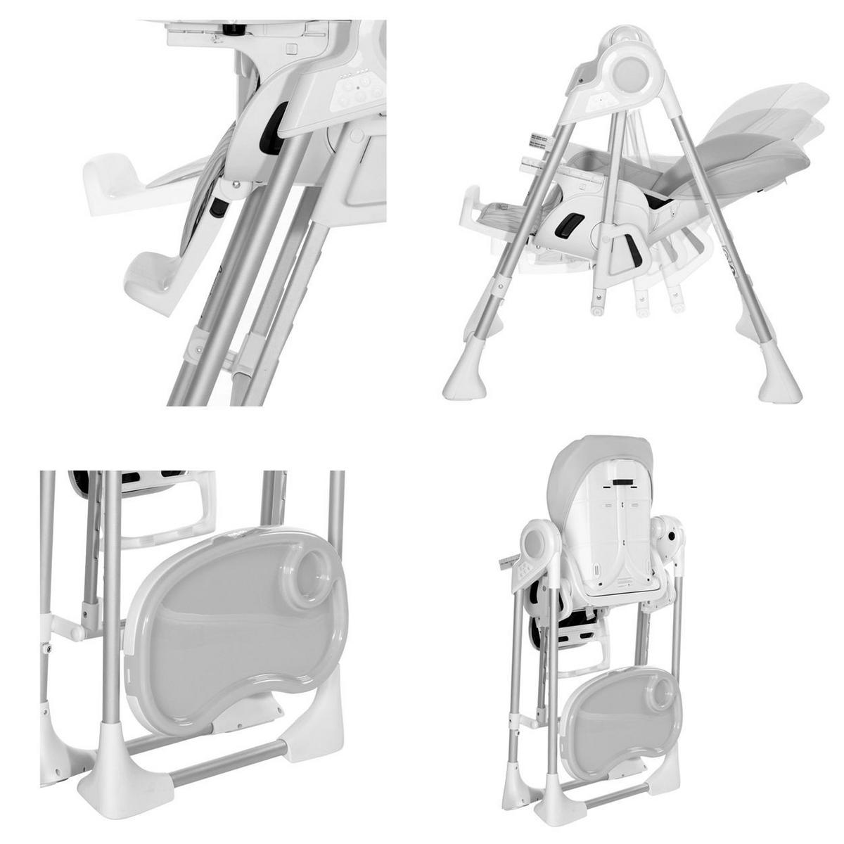 HOCHSTUHL 2 in 1 Camminando rosa Babywippe verstellbar Schwingfunktion - Rosa, Kunststoff (58/117/62cm) - Lorelli