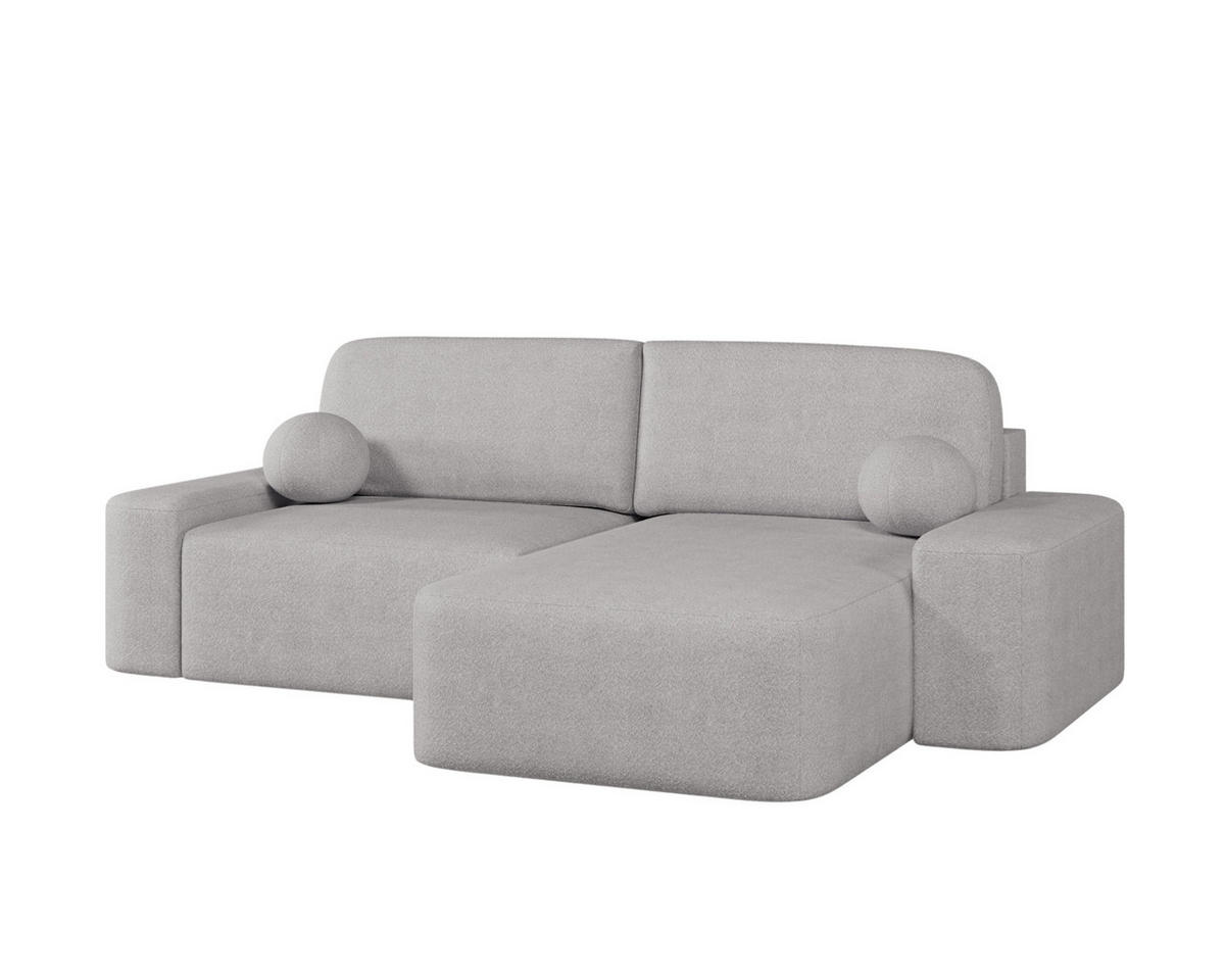 ECKSOFA - Universale Ecksofa Lisbon - Hellgrau (Anthology 15) - Hellgrau, Holzwerkstoff (270/180cm) - Möblo