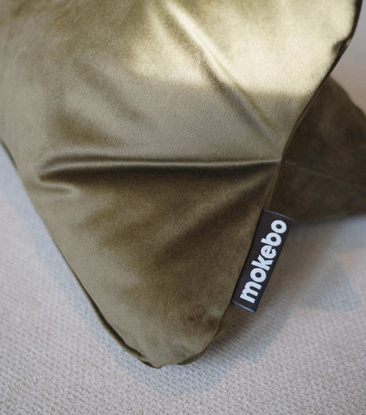 NACKENKISSEN Leseknochen Nook - Grün, Textil (42/22cm) - Mokebo