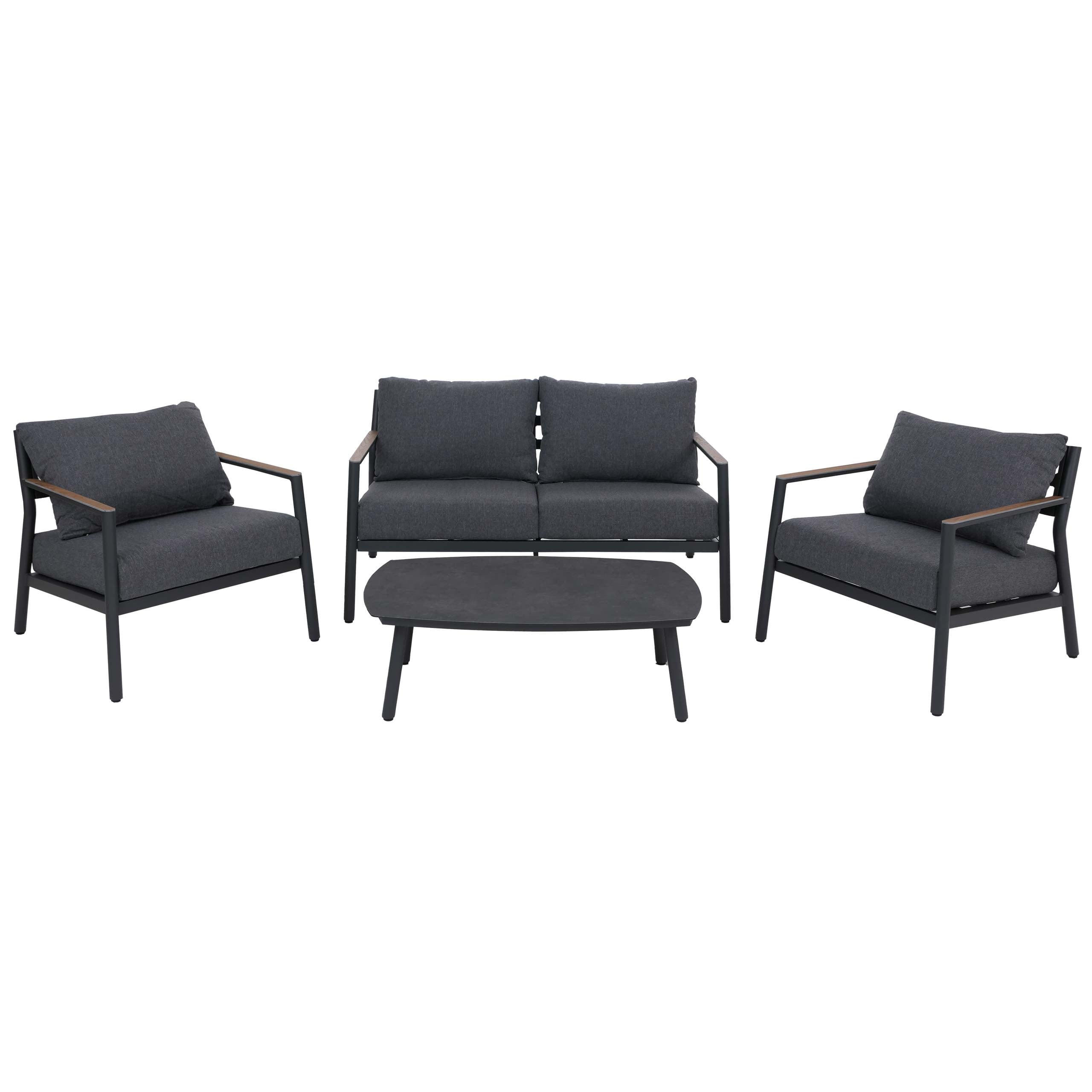 AU-ZAHRADNÍ SADA Šedá - šedá, kov - MCW