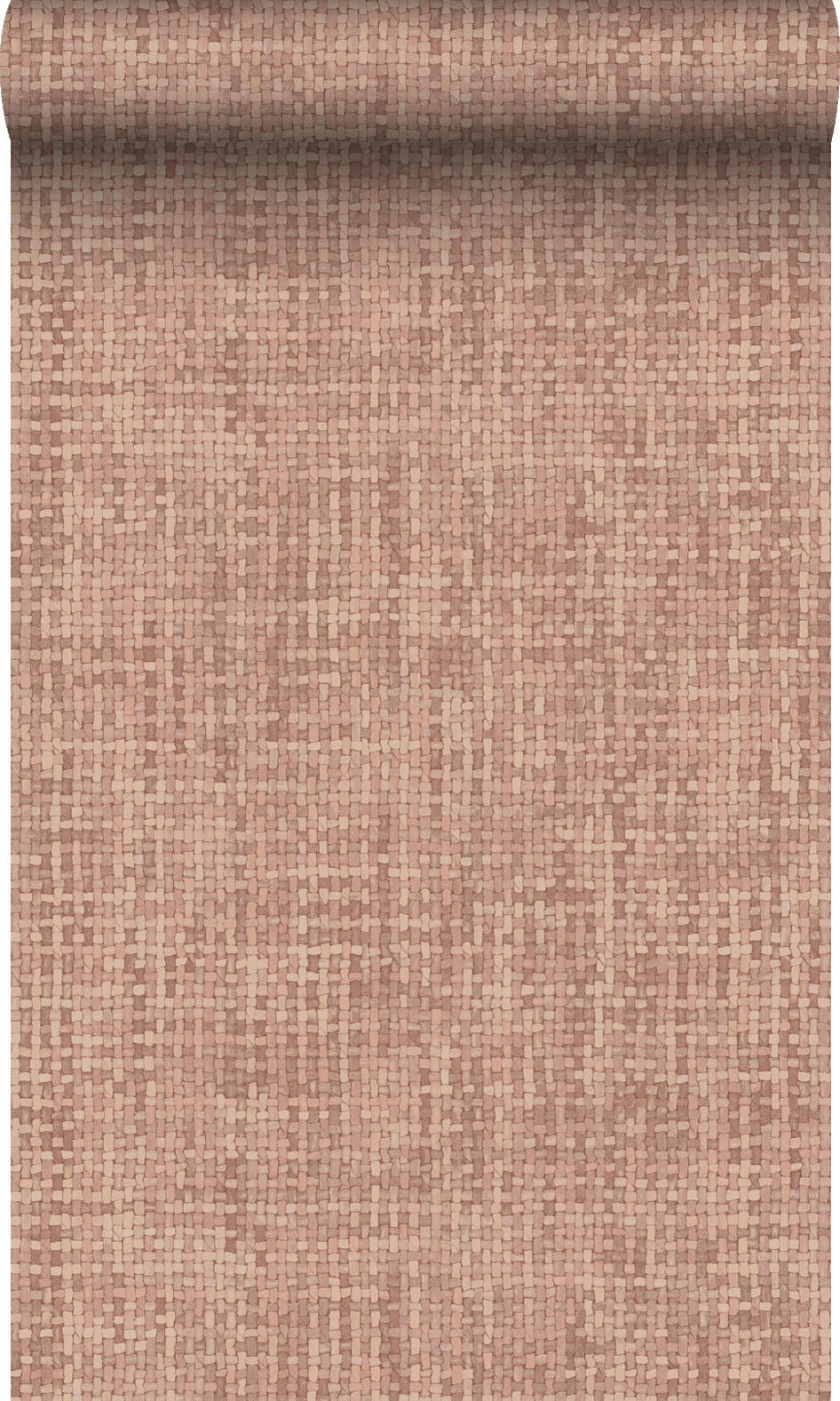 TAPETE Leinen-Optik 50 x 900 cm - Pink, Papier (50/900cm) - Origin Wallcoverings