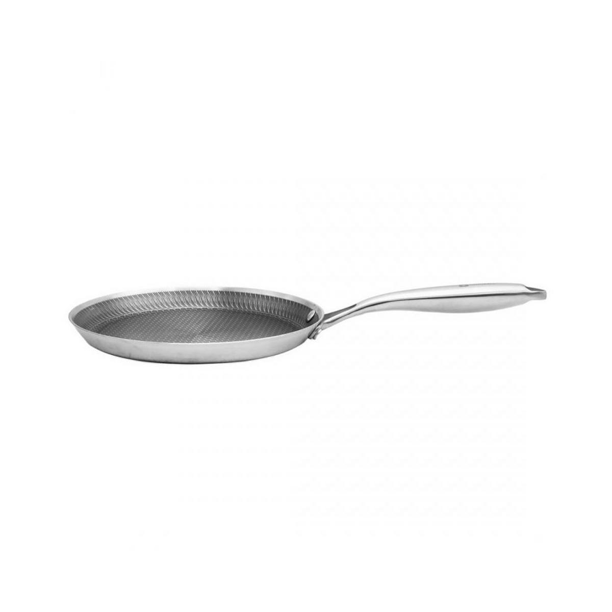 CRÊPEPFANNE Silber 48/28/2.2 cm 67596 - Silberfarben, Metall (28cm) - Brunbeste