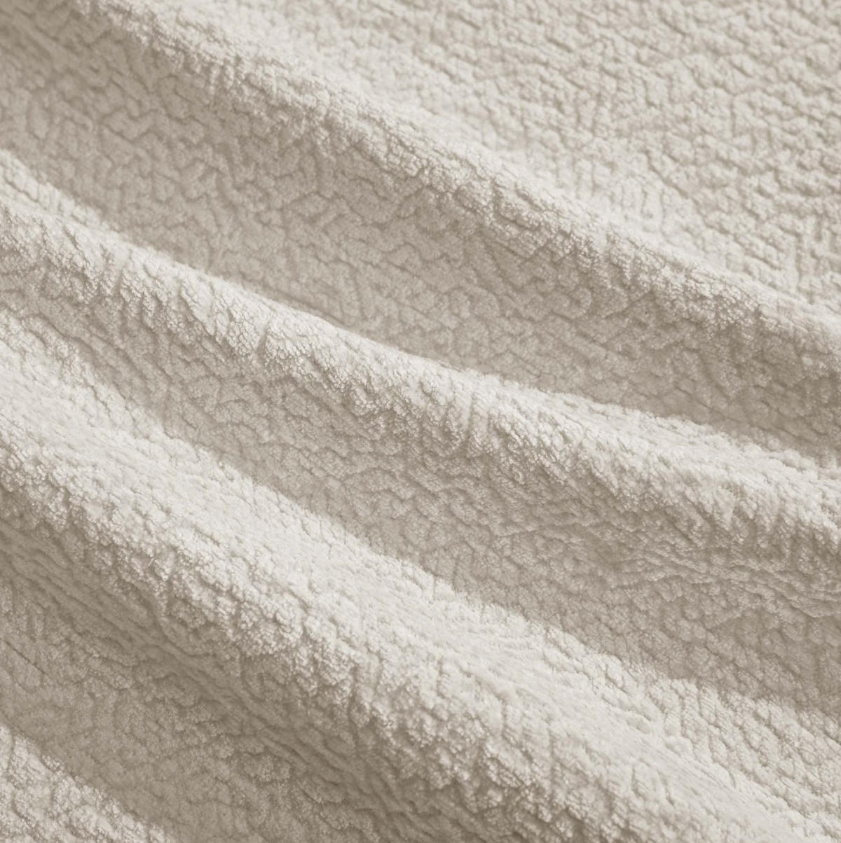SOFA modular mit Steppnaht Chenille Light Khaki - Cappuccino, Textil (260/90/86cm) - IVMEU