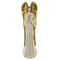 ENGELFIGUR Santa Lila - Beige, Keramik (18/59/19cm) - Mondex